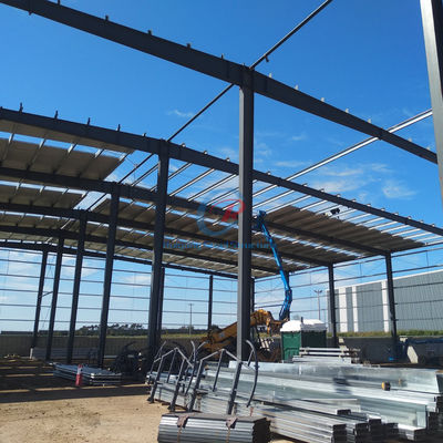 Estrutura pré-fabricada de aço pré-fabricada Hangar Oficina Edifício Armazém com grande comprimento
