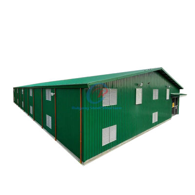 Edifícios pré-fabricados de armazém durável Edifícios de armazenagem de aço leve