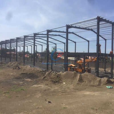 Construção de aço pré-fabricado de alta resistência, oficina de construção de metal forte