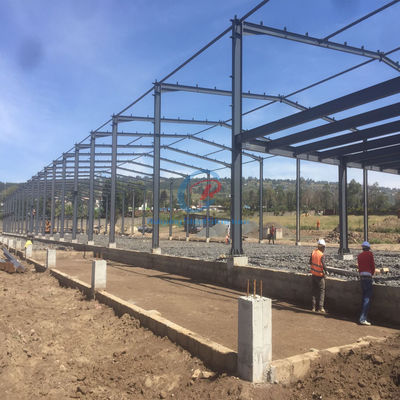 Construção de aço PEB pesado Estruturas industriais de aço Construção pré-projetada