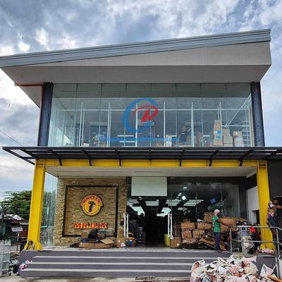 Edifício de aço de vários andares de montagem rápida para armazém industrial