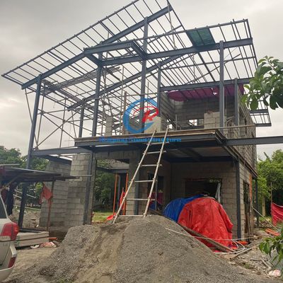 Construção de aço de arquitetura moderna Q345b Q235b Quadro de aço Edifícios de vários andares