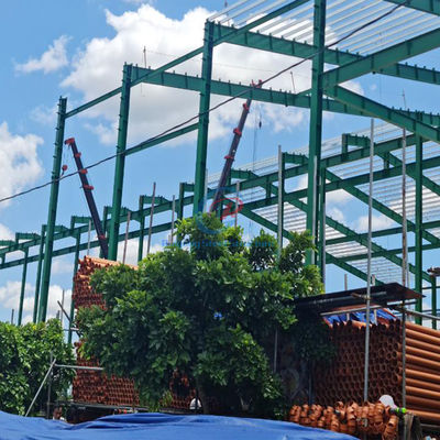 Soluções de construção de estruturas pré-fabricadas de aço para a arquitetura moderna