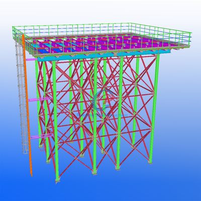 Estrutura de aço modular Torre de água fácil de montar Tanques de armazenamento de água doce de aço