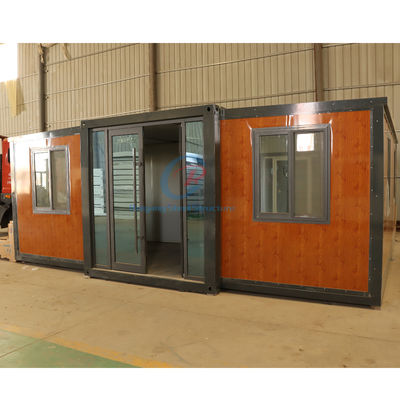 Casa de contêineres de estrutura de aço comercial expansível com espaço eficiente