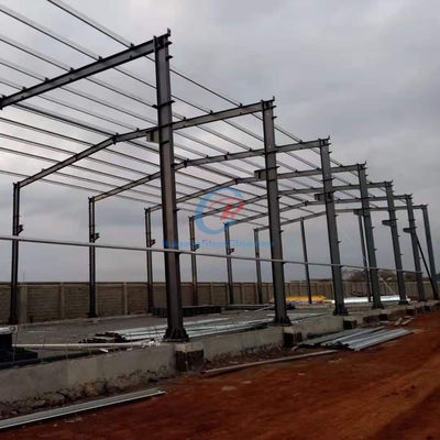 Estrutura de aço PEB ecológica resistente às intempéries Construção de aço sustentável