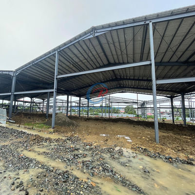Edifício de Estruturas de Aço Leve, Edifício de Metal Moderno Pre-Engenharia