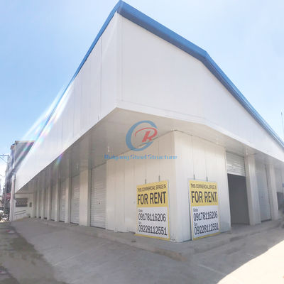 Q235 Q355 Estrutura PEB de aço, Estrutura comercial de aço PEB