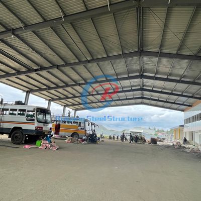 Cobertura do campo de basquetebol ao ar livre, estádio de estrutura de aço resistente