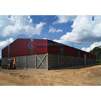 Edifício de armazém de estrutura de aço contemporânea com alta liga sem costura