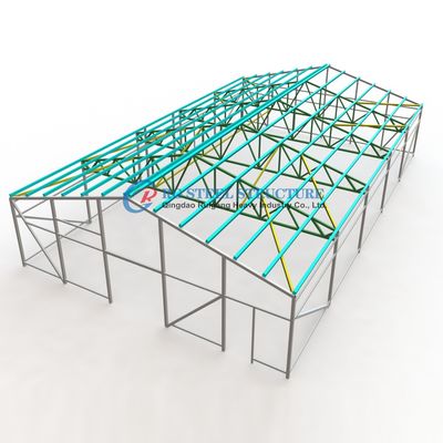 Estrutura de edifício de metal pré-projetada personalizada para soluções de armazenamento eficientes