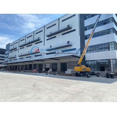 Q345b Q235b Estrutura de aço Edifício comercial, Fabricação de estruturas modernas de aço