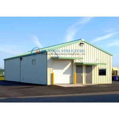 Construções industriais agrícolas de aço Edifícios de aço pintados / galvanizados
