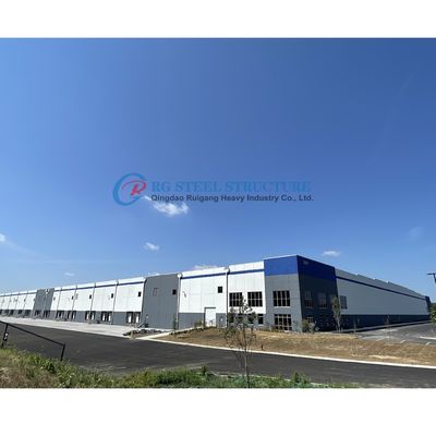 Construção de estruturas industriais de aço modular