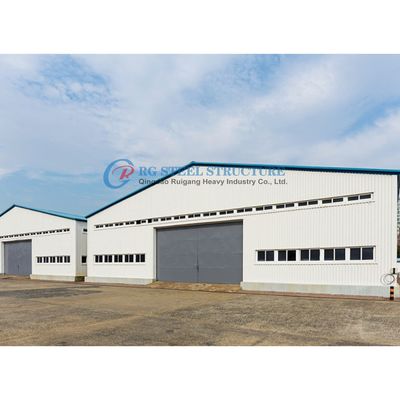 Edifício industrial de estrutura de aço sustentável, oficina de estrutura de estrutura de aço moderna
