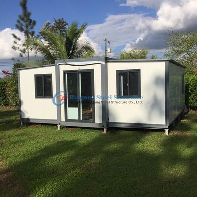 Casa de contêineres de 40 pés expansível portátil para aplicações residenciais / comerciais