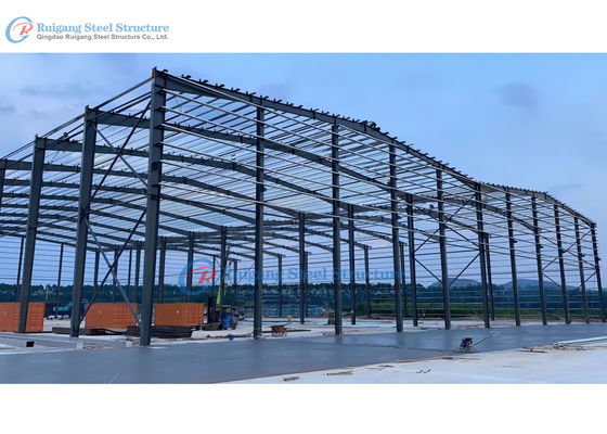 Armazém de estruturas de aço personalizadas, construção de edifícios pré-fabricados de aço