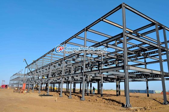 Estruturas metálicas pré-fabricadas versáteis Estruturas de aço Edifício de escritório comercial