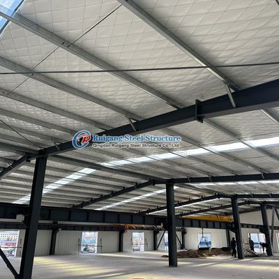 Projeto de edifícios industriais Estrutura de aço Armazém de peso leve Certificados SGS/CE/ISO