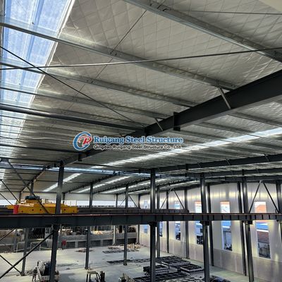 Estrutura de aço pré-fabricada pintada Edifício de construção