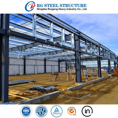 Estrutura de aço Construção metálica Edifício industrial pré-fabricado de metal para armazém/atelier/escritório