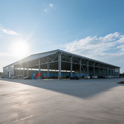 Q355B Armazém de estruturas de aço para instalações industriais