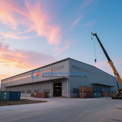 Edifício de Estrutura de Aço Modular e Pré-Fabricada de Armazém de Estrutura de Aço Leve Fábrica Estereoscópica Durável