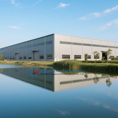 Armazém de estruturas pré-fabricadas de aço de alta resistência com tratamento anticorrosivo
