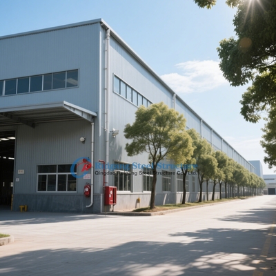 Edifício de estrutura de aço pré-fabricado personalizado para armazém industrial com grande comprimento