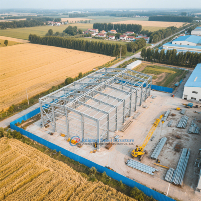 PEB pré-fabricado Estrutura de aço Sala industrial