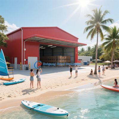 Construção de armazéns de estruturas de aço pesado