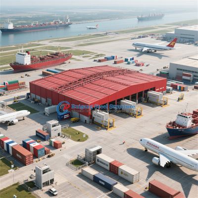 Galpão Pré-Fabricado Estrutura de Aço Oficina Metálica Edifício Armazém